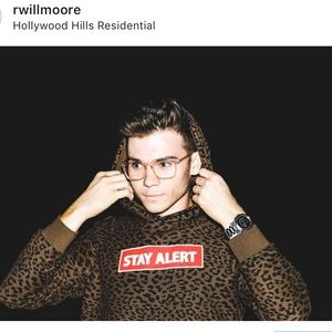 Bershka “Stay Alert” Leopard Hoodie